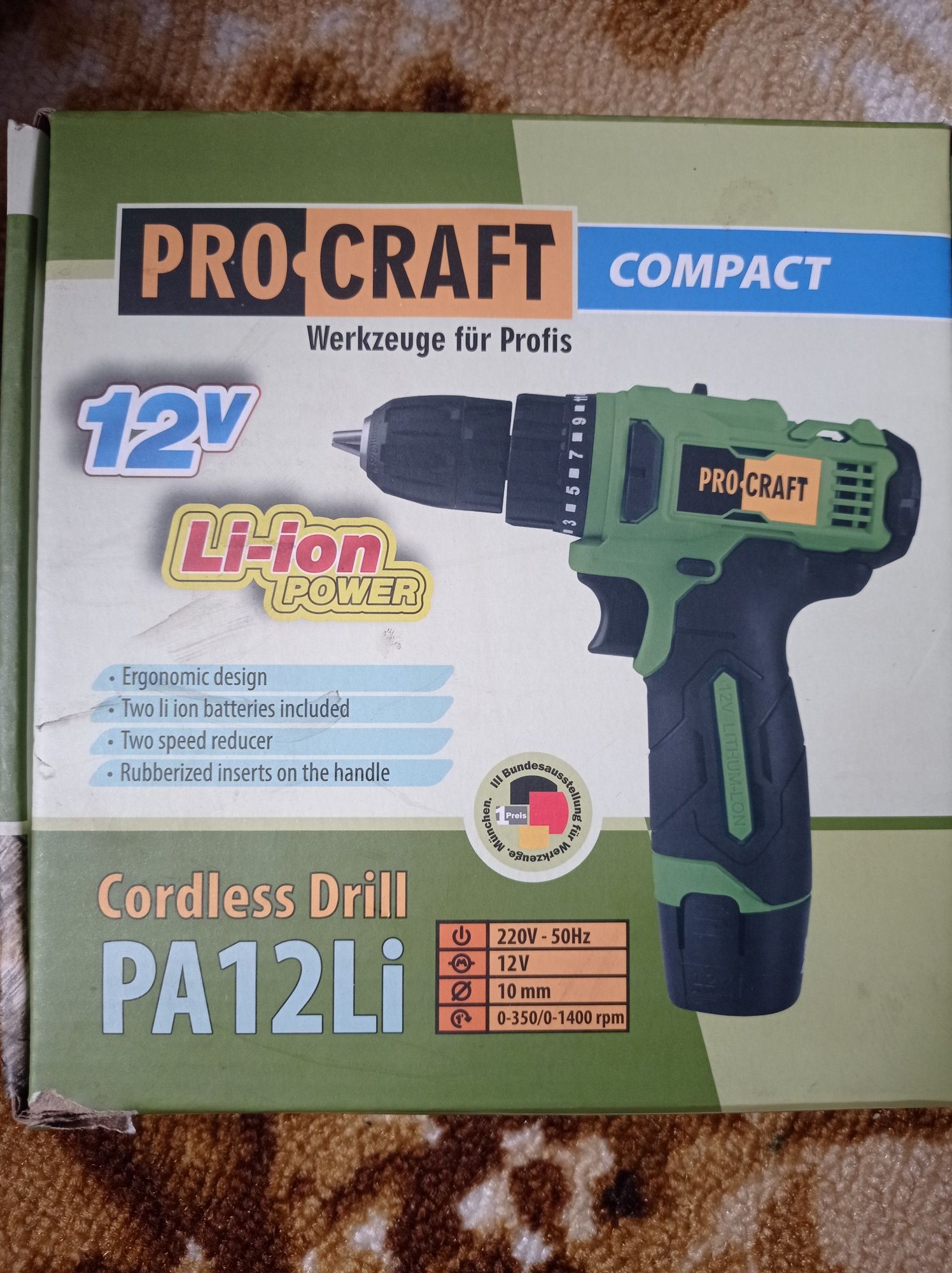 Продам шуруповерт шурупокрут  прокрафт.