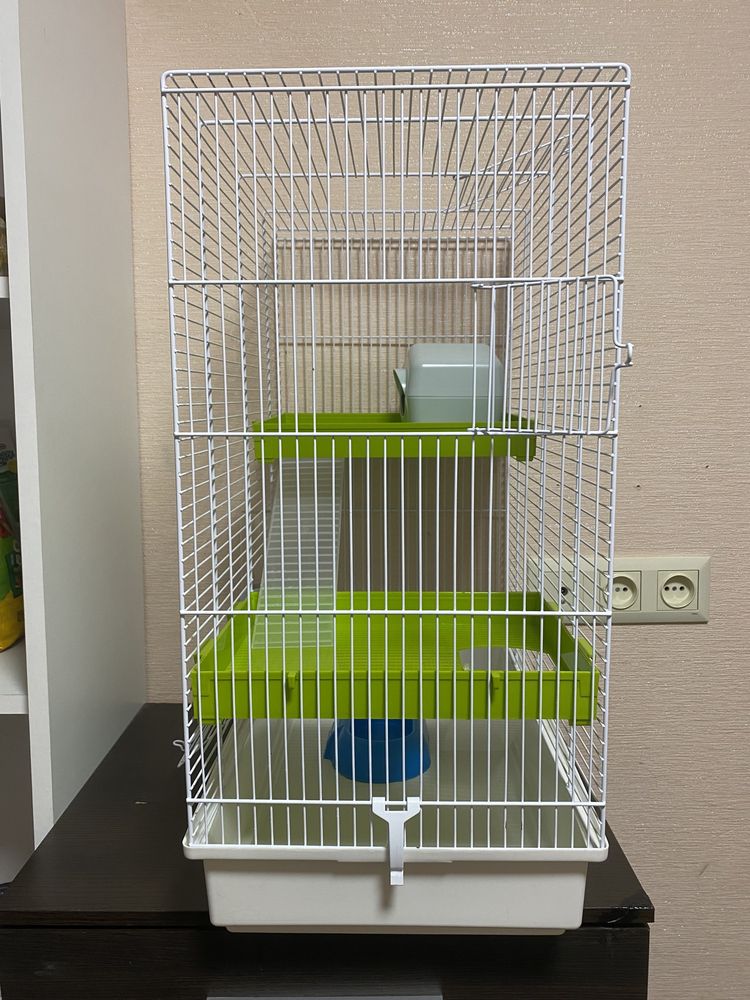 Клетка для грызунов Ferplast Hamster Tris 46х29х58 с полочками хомяков