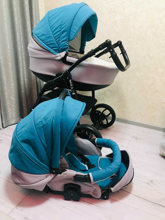 Baby Merc Коляска 2-в-1 Zipy Q ZQ/139B бирюзовый
