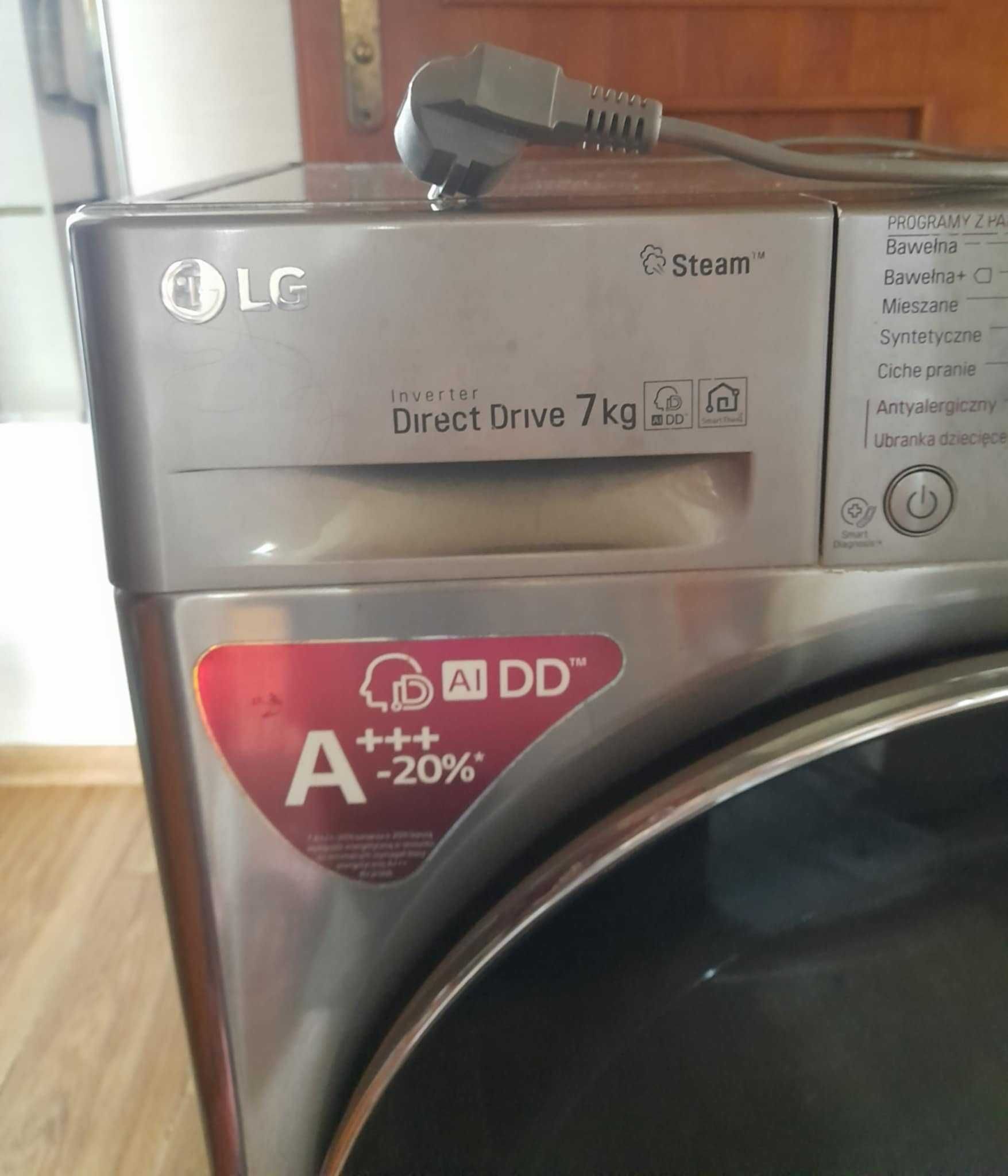 Pralka LG 7Kg Vivace V400 Slim 7kg Steam 1200rpm ThinQ