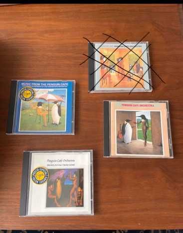 3 CDs Penguin Cafe Orchestra. Muito bom estado.