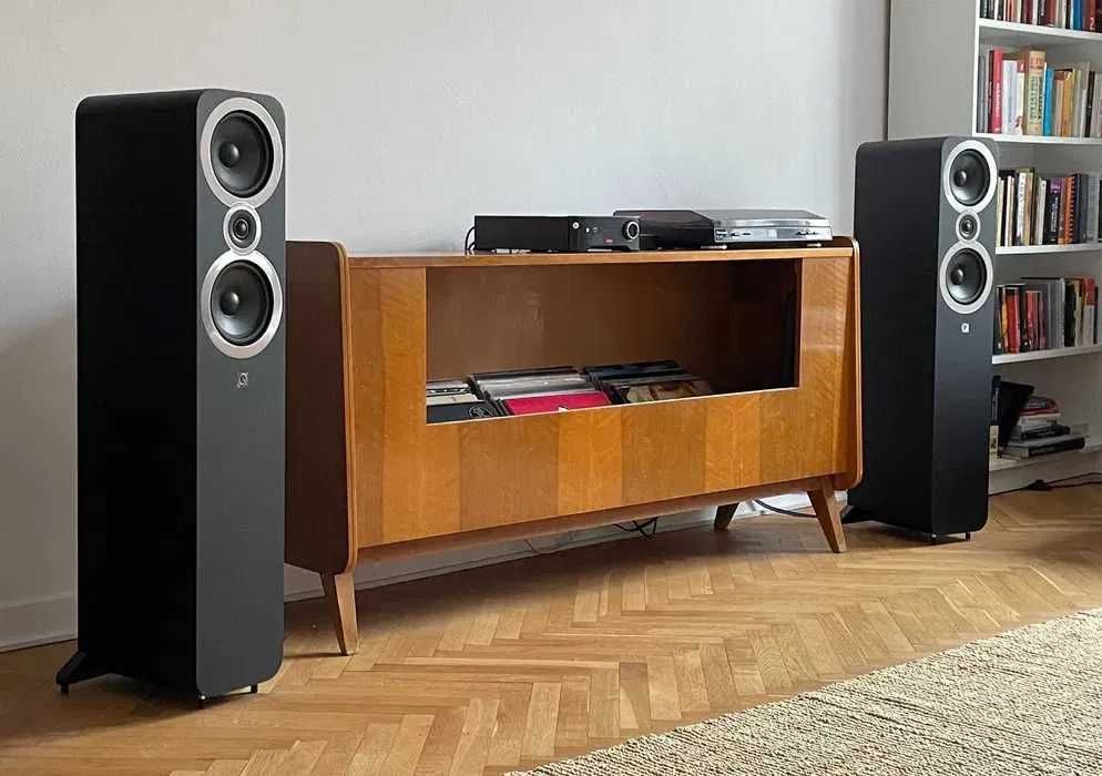 Dwie kolumny Q Acoustics 3050i - jak nowe - czarny mat - Wwa