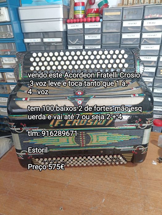 Acordeon Fratelli Crosio Barato