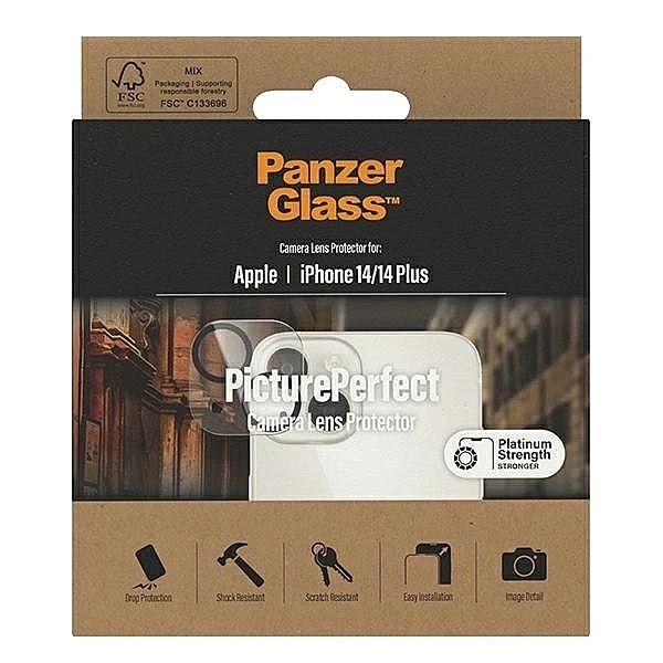 Ochrona szkła aparatu PanzerGlass Camera Protector do iPhone 14 / 14 P