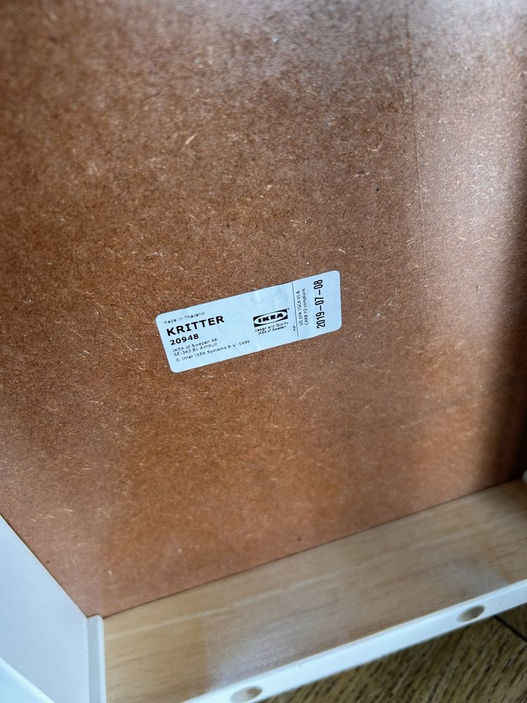 Drewniane krzeselka ikea kritter 2 sztuki