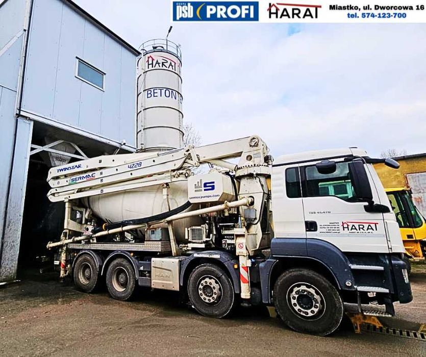 Beton towarowy Stabilizacje Pompowanie + Transport Lipnica i Okolice