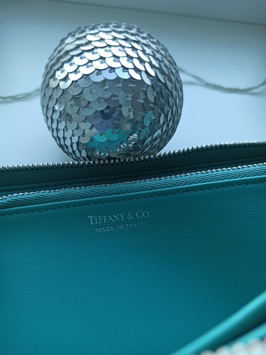 Кошелек Tiffany&Co Italy оригинал натуральная кожа