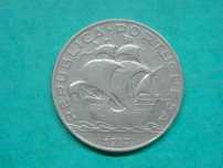 1210 - República: 5$00 escudos 1937 prata, por 38,00