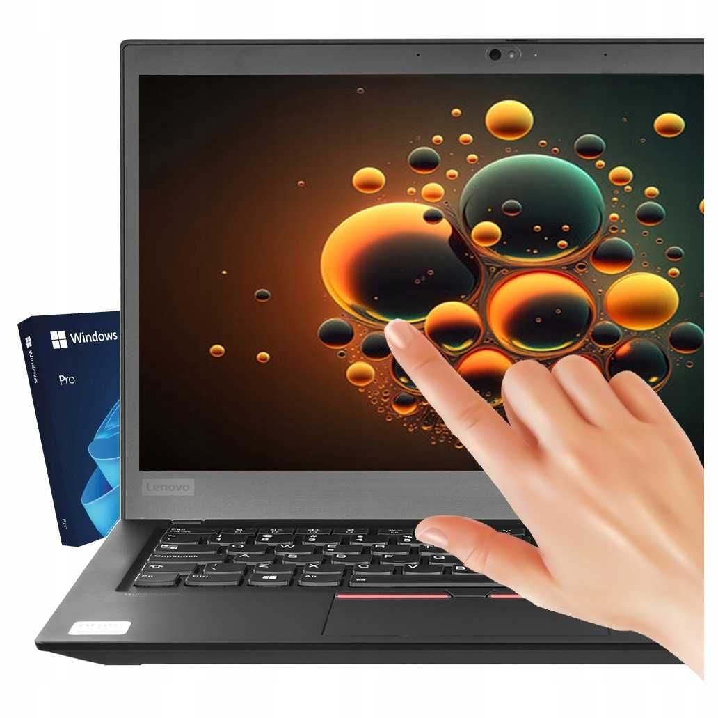 LAPTOP LENOVO T14 i7/ 16/ SSD 500+500/ BT/ 14,1" MAT FHD DOTYK/ dowóz