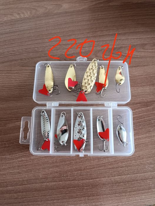 Приманки блешні тейл спінери вертушки коливалки воблери