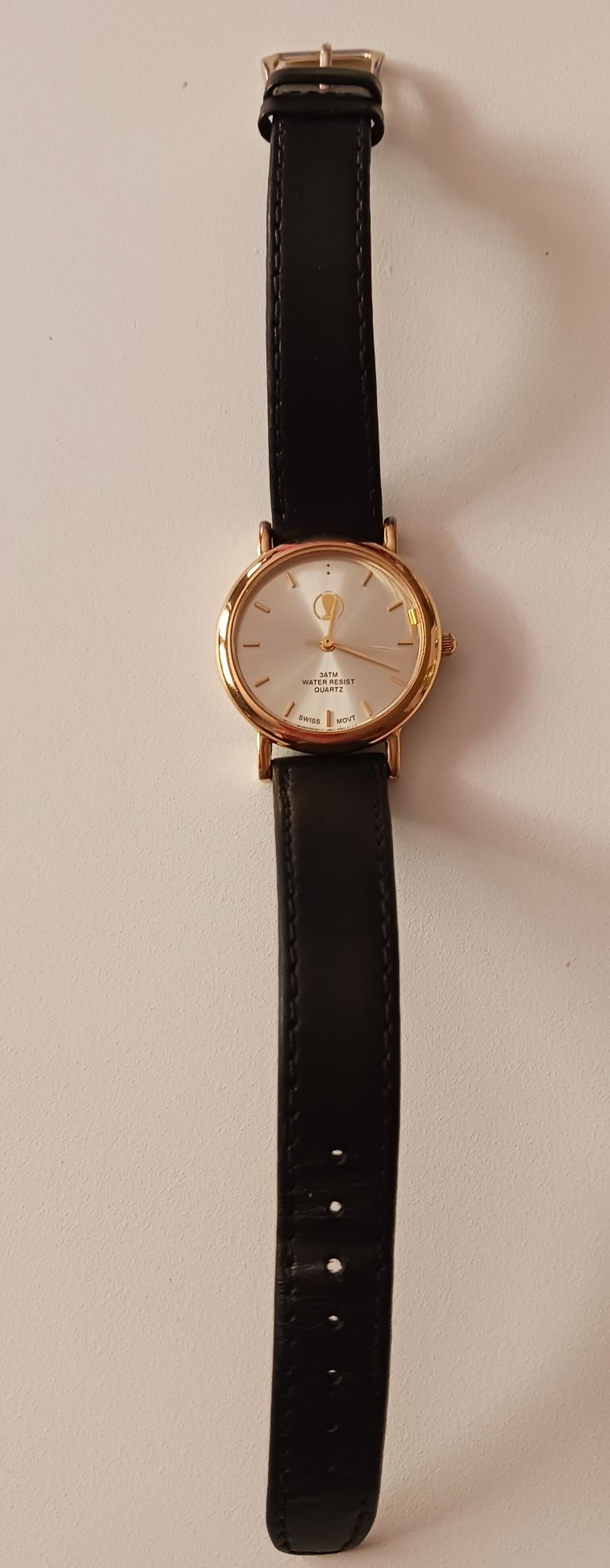 Zegarek damski pozłacany. Swiss MOVT, 3ATM water resist, quartz.