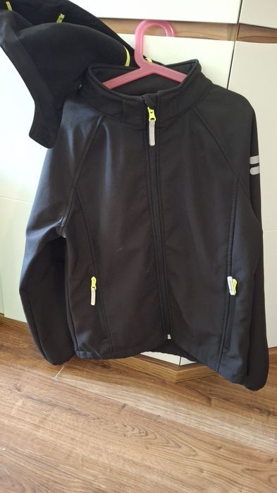 Kurtka softshell 146-152 z kapturem unisex