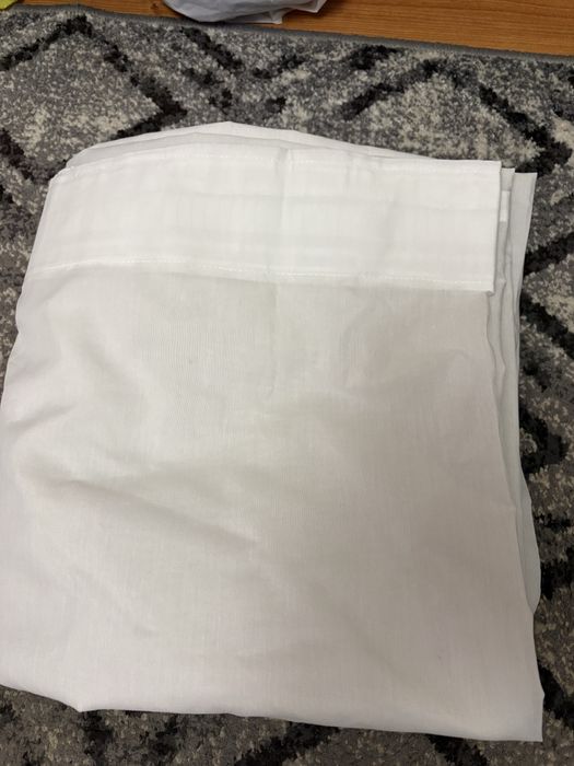 Штори 2 шт білі легкі 142х290