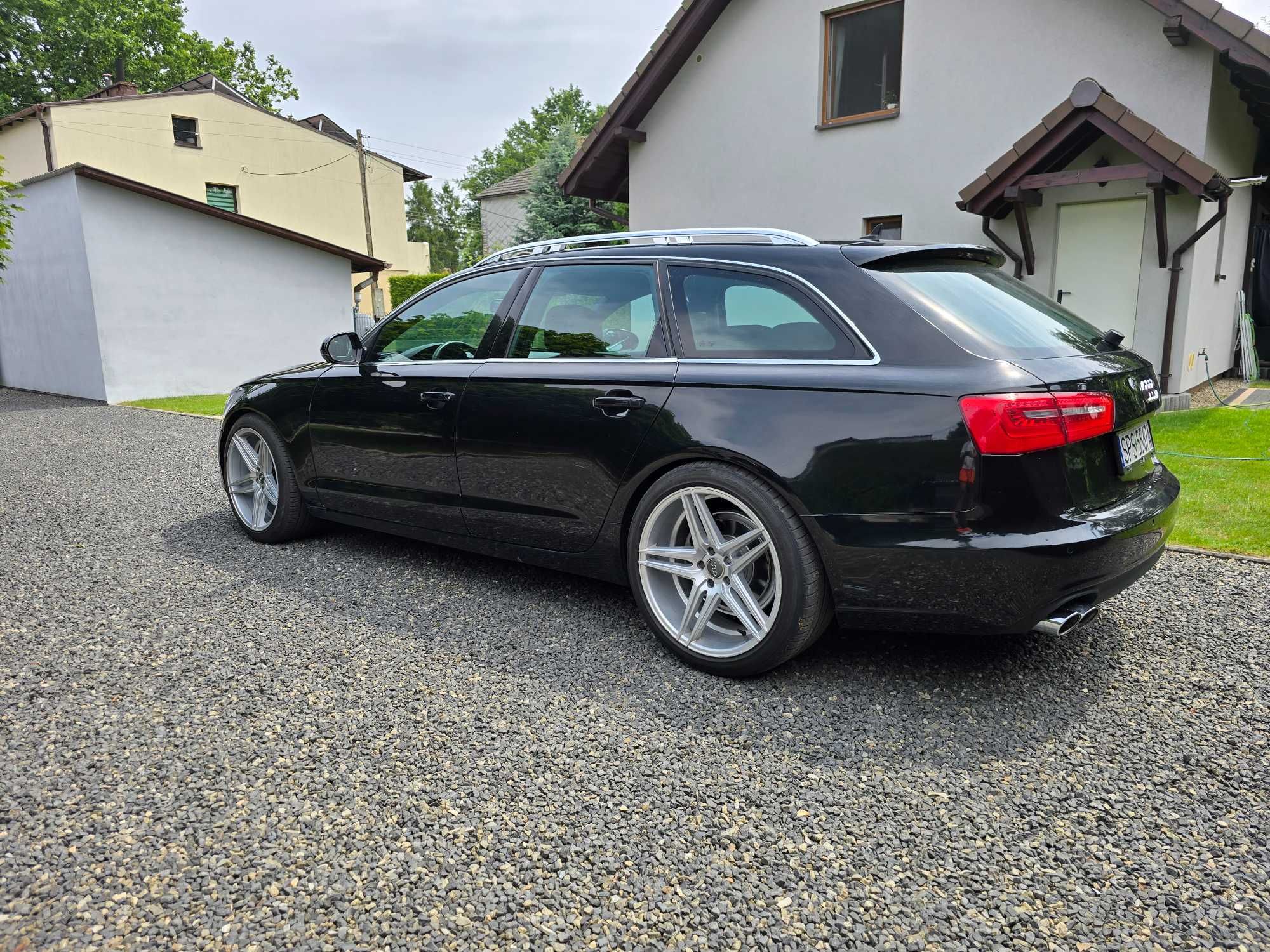 Audi a6 c7 2012r 2.0tdi 177km Sline avant manual webasto alcantara