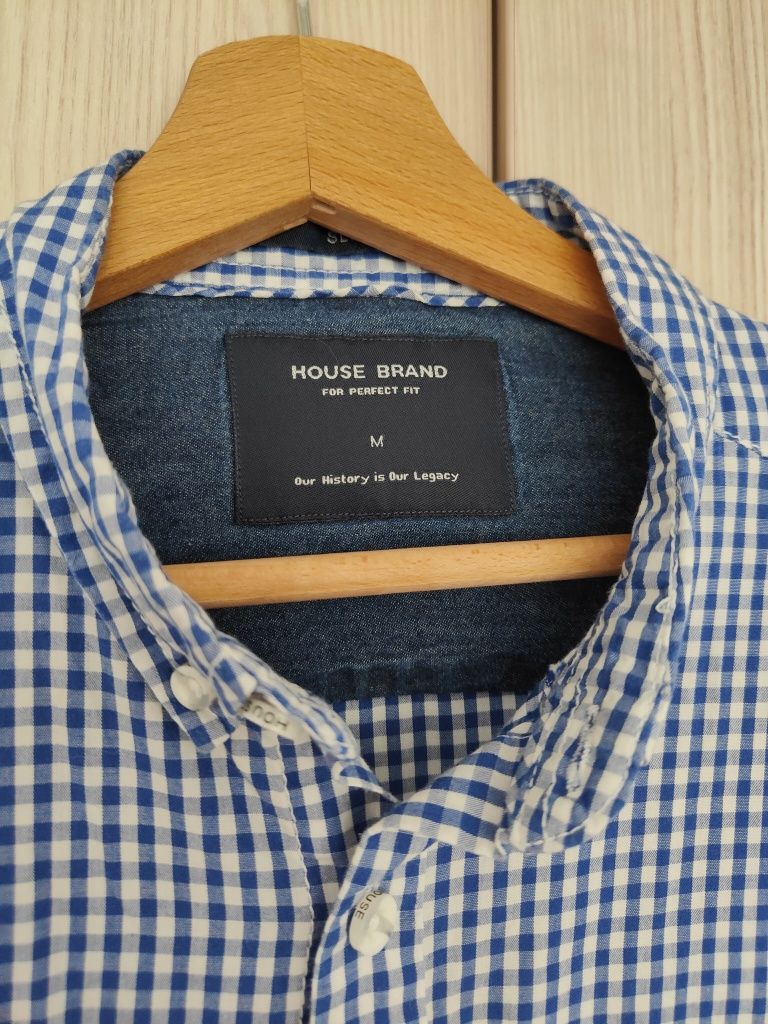 Zestaw 2szt. Męska koszula w kratkę M 38 Zara Reserved