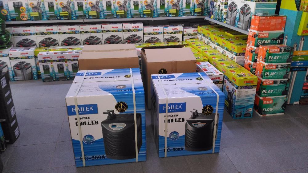 Refrigerador novo hailea aquario de agua doce ou salgada HC - 500 A