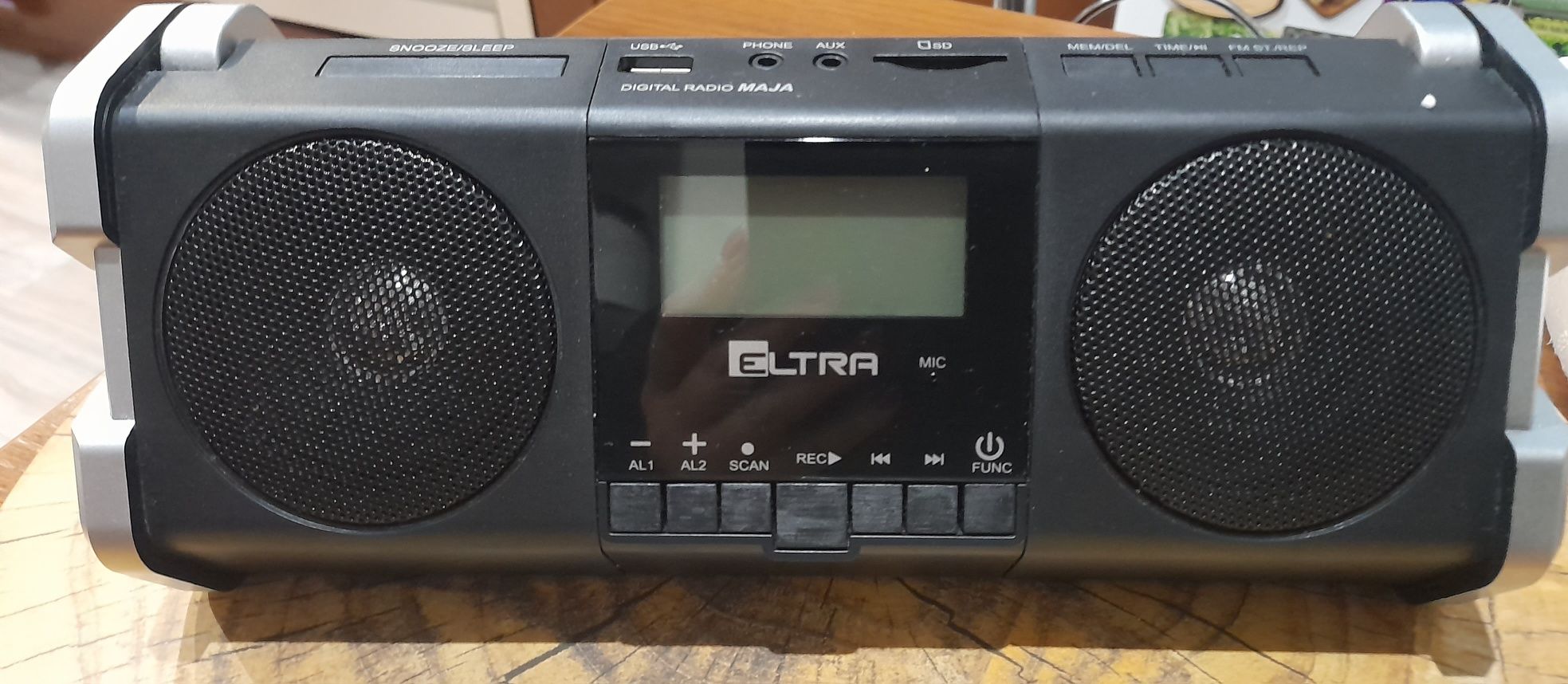 Radio Eltra Maja USB Czarno-srebrny NOWE!