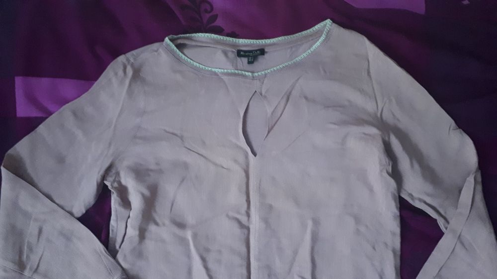 Bluzka koszula pudrowy róż Massimo Dutti S