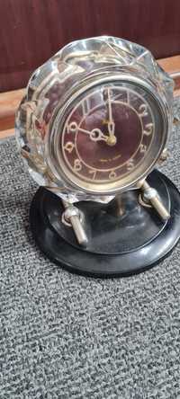 Zegar radziecki kryształowy antyk Majak