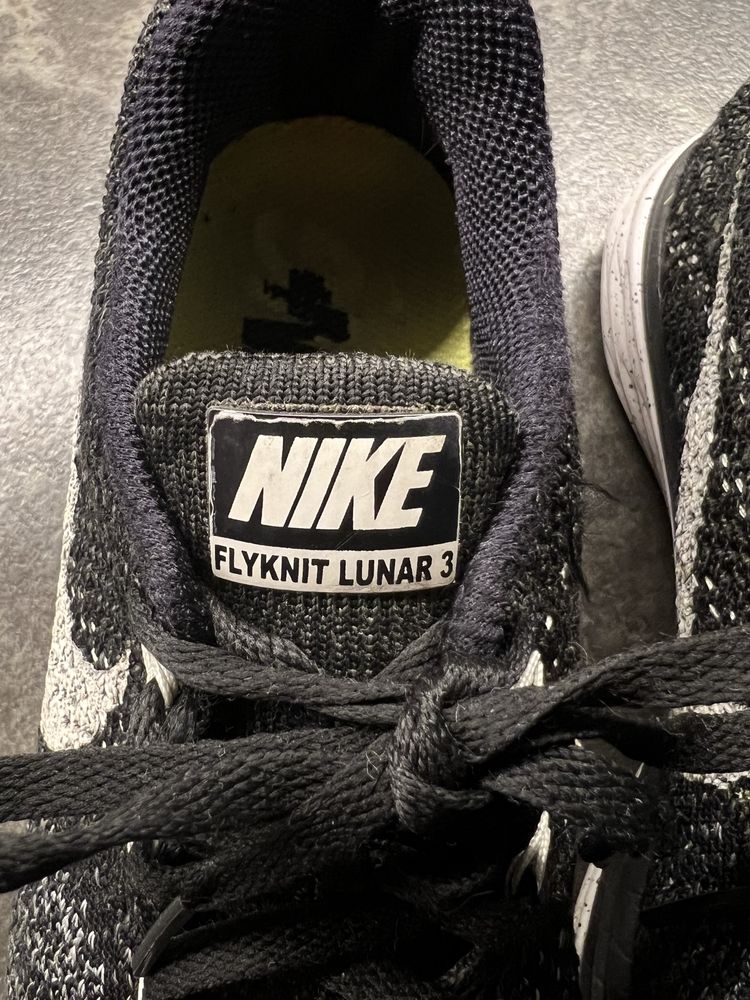 buty do biegania treningu sportu Nike Flyknit Lunar Lunarlon 3 Oreo 38