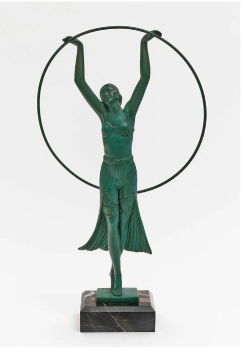 Max Le Verrier, C. Charles  Oryginalna Rzeźba z brązu - „La Bayadère"