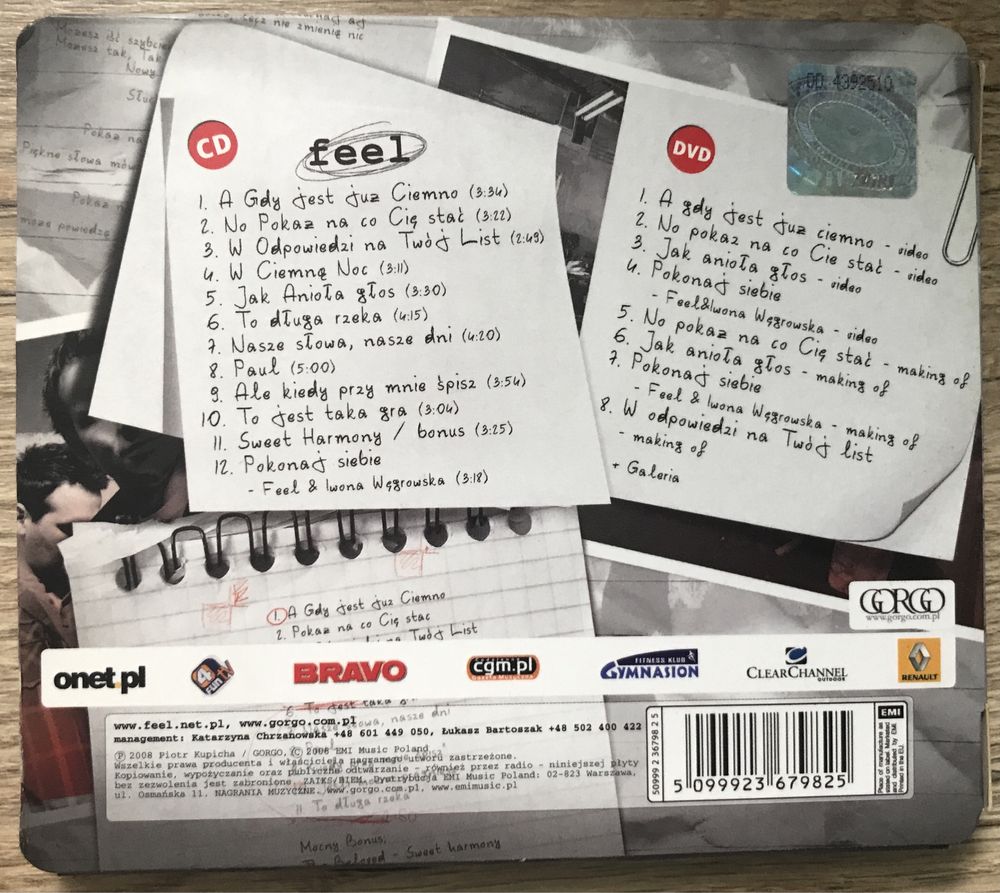 Feel Edycja specjalna cd+dvd