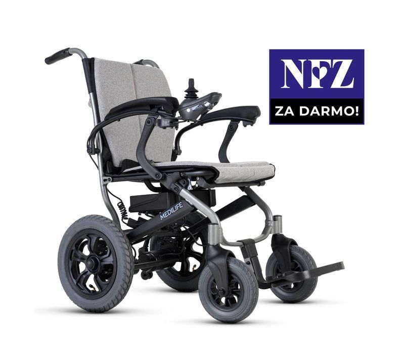 Darmowy ZA DARMO LEKKI  Wózek inwalidzki elektryczny MEDILIFE O2