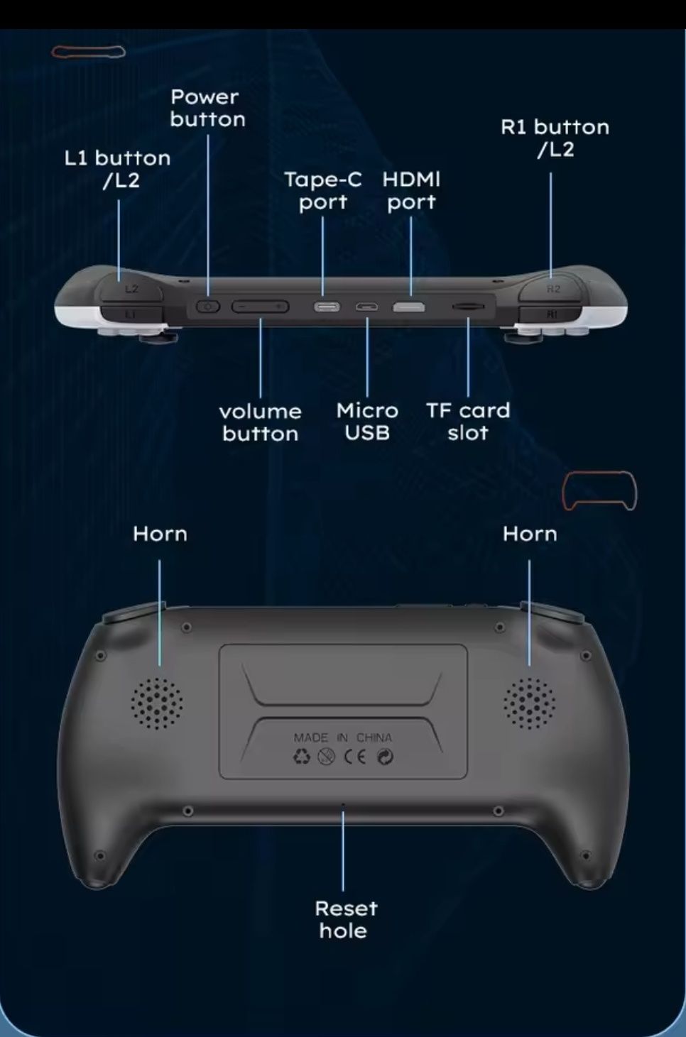 Consola retro Project X 128gb
