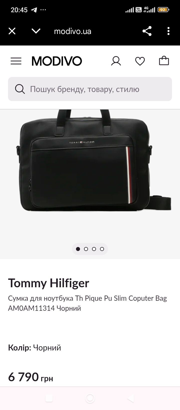 Сумка для ноутбука документів Tomi Hilfiger