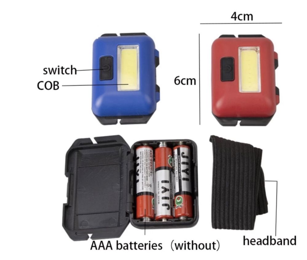 Яркий светодиодный фонарик. Яскравий світлодіодний налобний ліхтарик