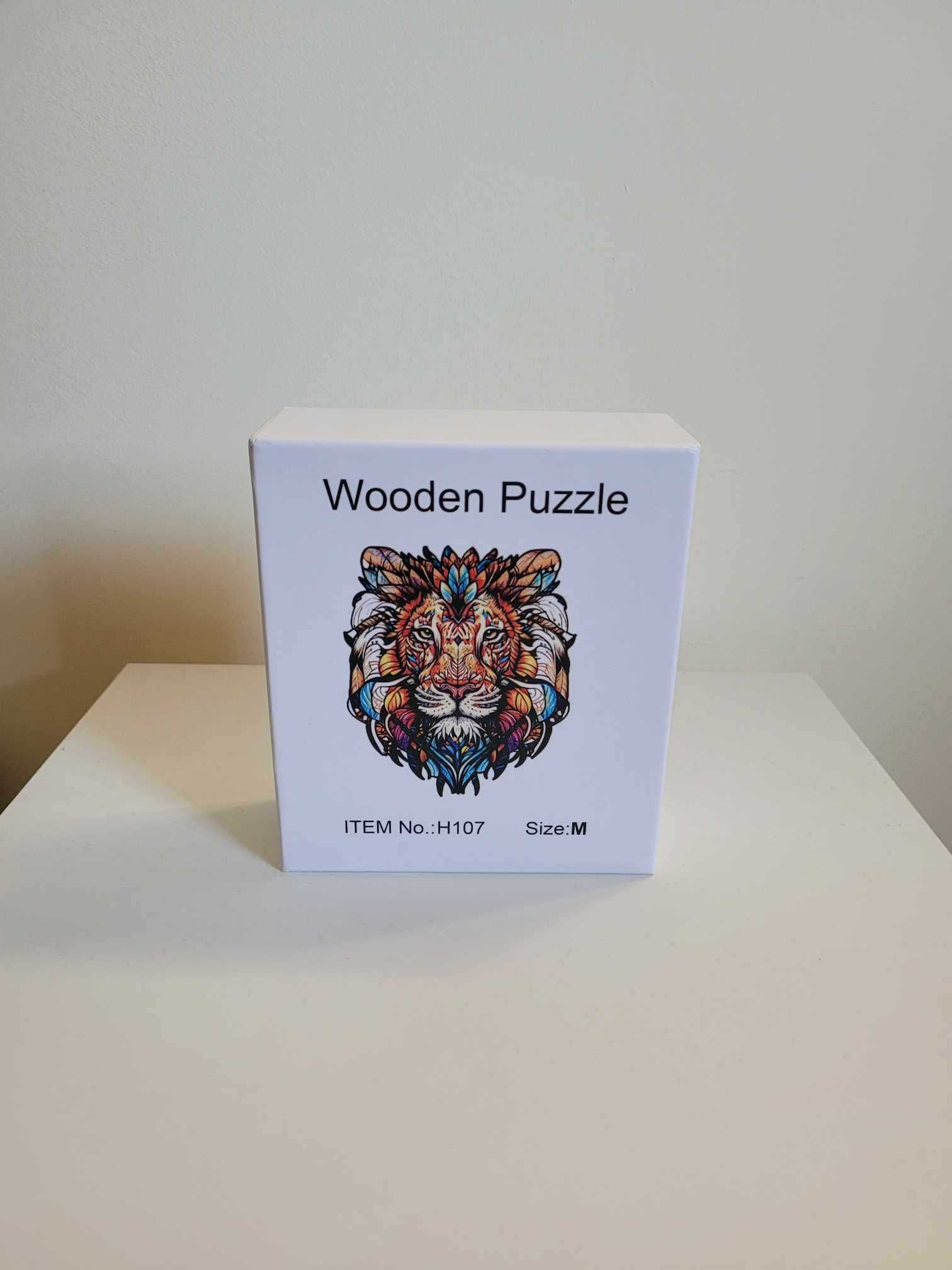 Puzzle 3D Drewniane Układanka dla dzieci i dorosłych - Lew