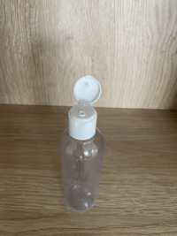 Butelki plastikowe PVC 100 ml wraz z nakrętką flip top