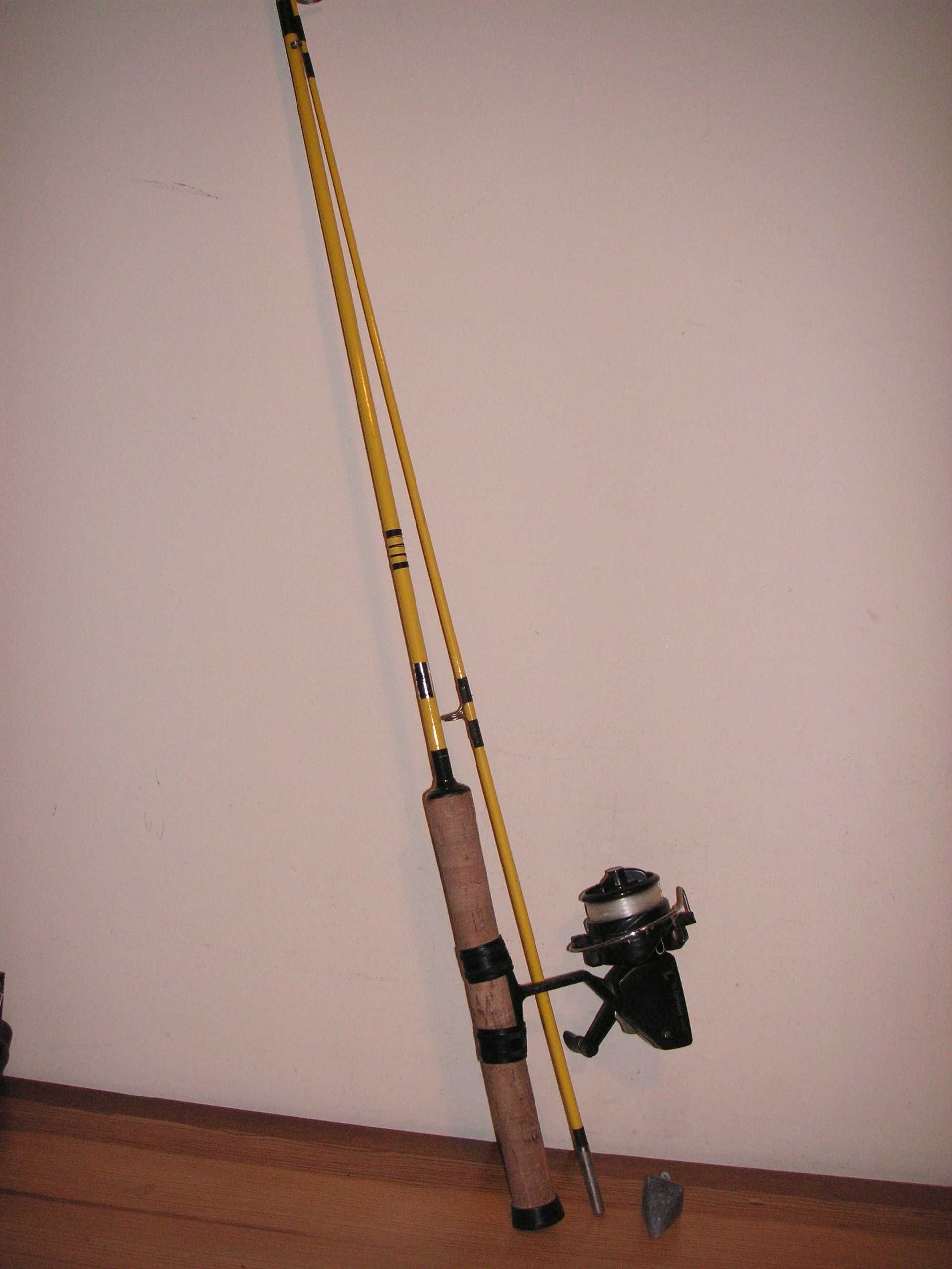 Conjunto de Pesca Cana de Pesca Tokoz com Carreto DAM Quick Pirate