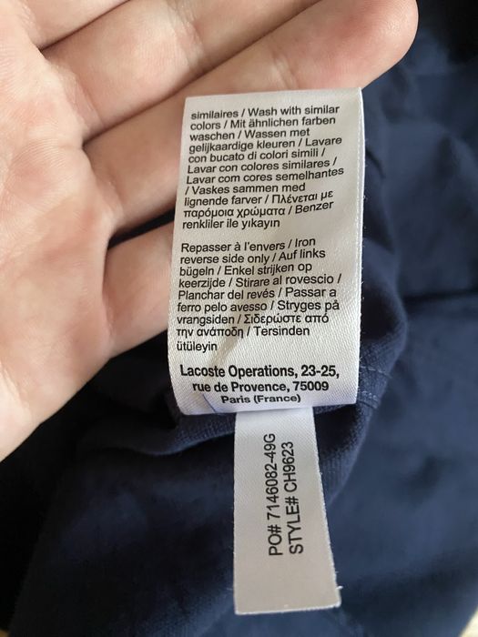 Рубашка лакосте / lacoste оригінал