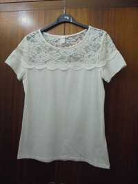 camisola de senhora com renda