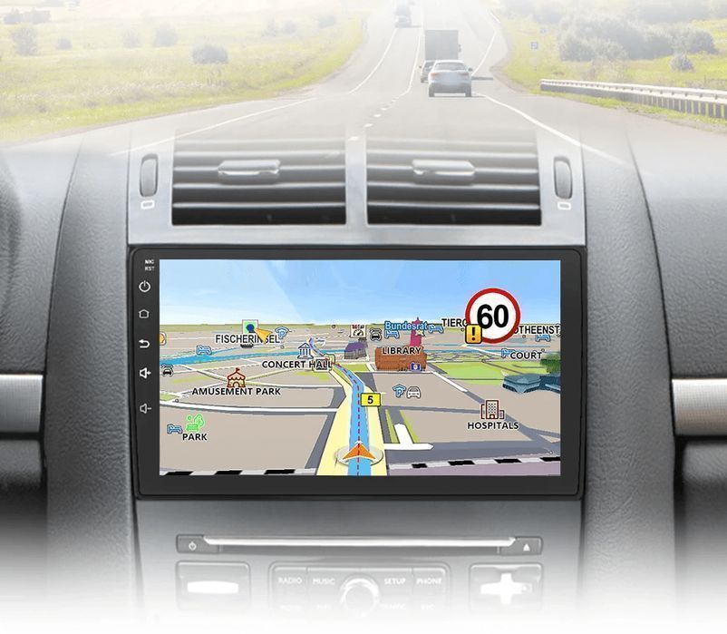 Radio do Peugeot 407 (2004 - 2011) z CarPlay i Android Auto 6GB 128GB