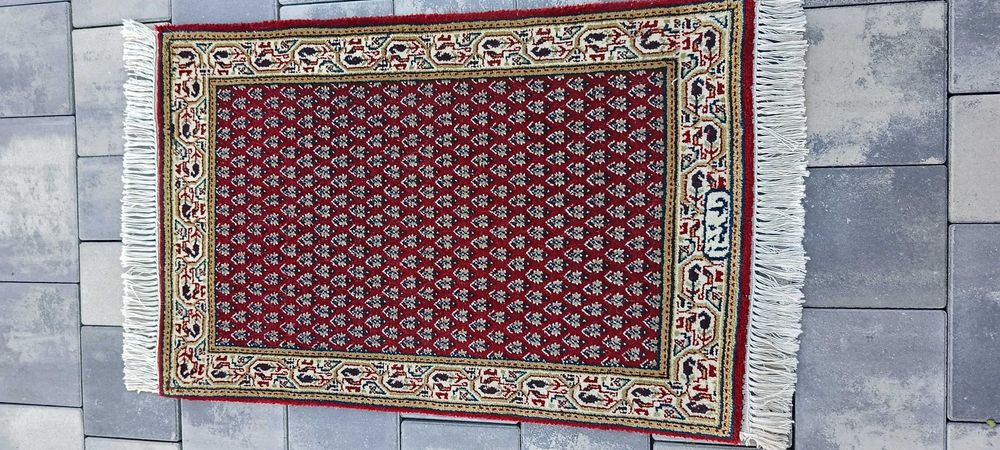 MIR dywan wełniany tkany ręcznie 102 x 59 cm perski wełna