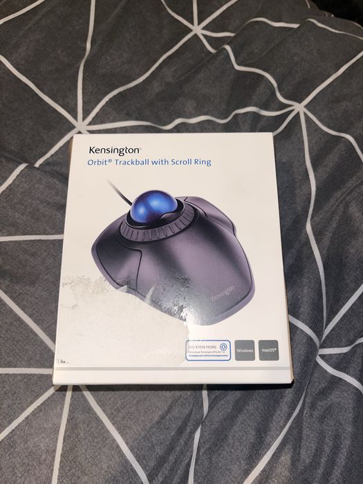 Rato Novo Kensington Orbit Trackball with Scroll Ring