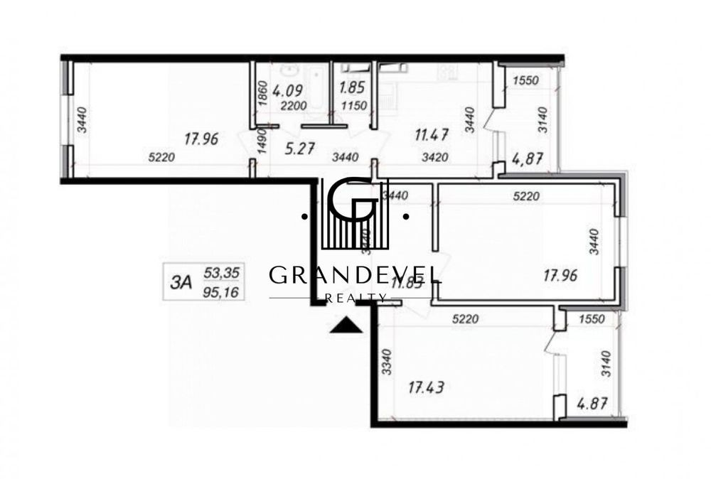 Продаж 3к квартири по вул. С.Данченка 1, Виноградар, Київ