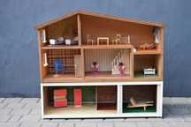 Domek dla lalek Lundby DollHouse duży oryginał vintage retro 2 części