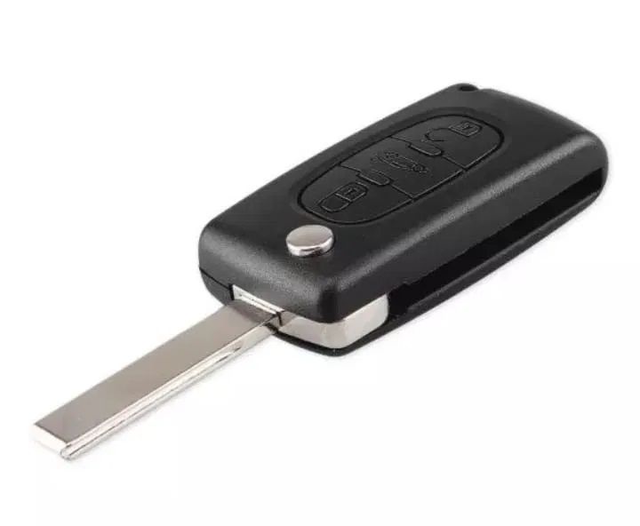 Capa p/ chaves Citroën e Peugeot (lâmina virgem)