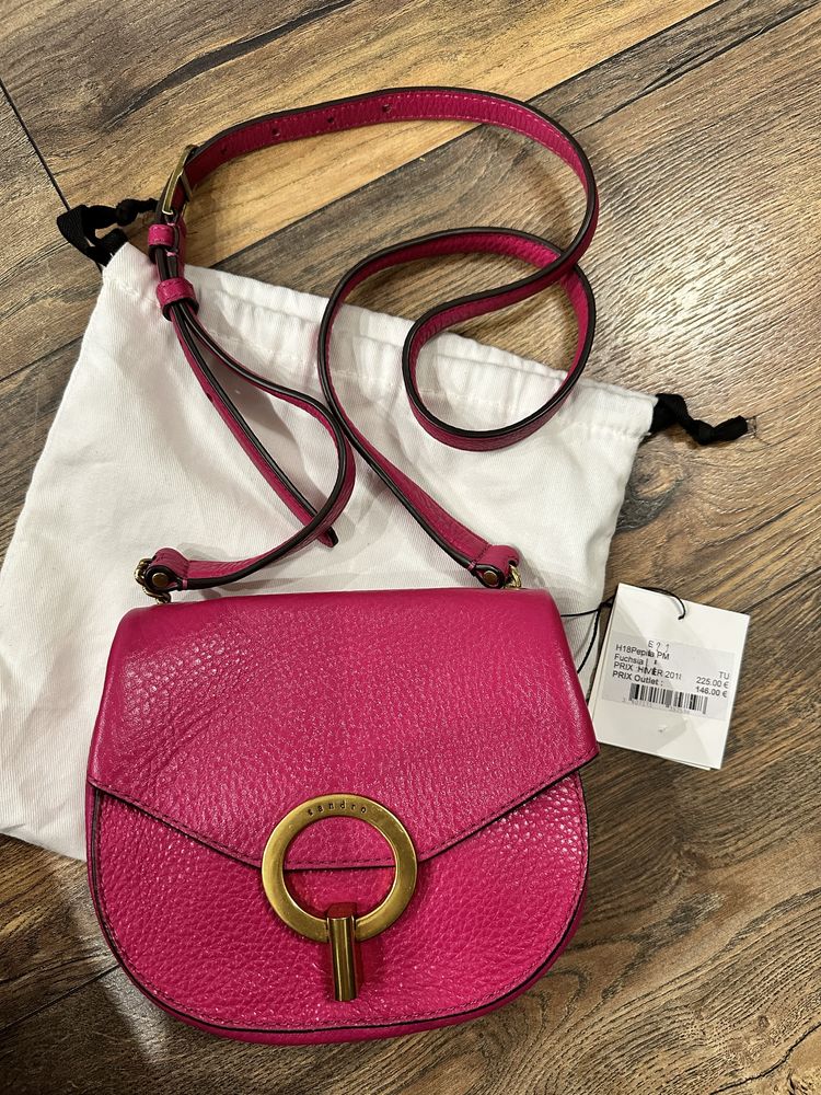 295€ Кожаные сумки, клатчи Sandro Paris. Оригинал