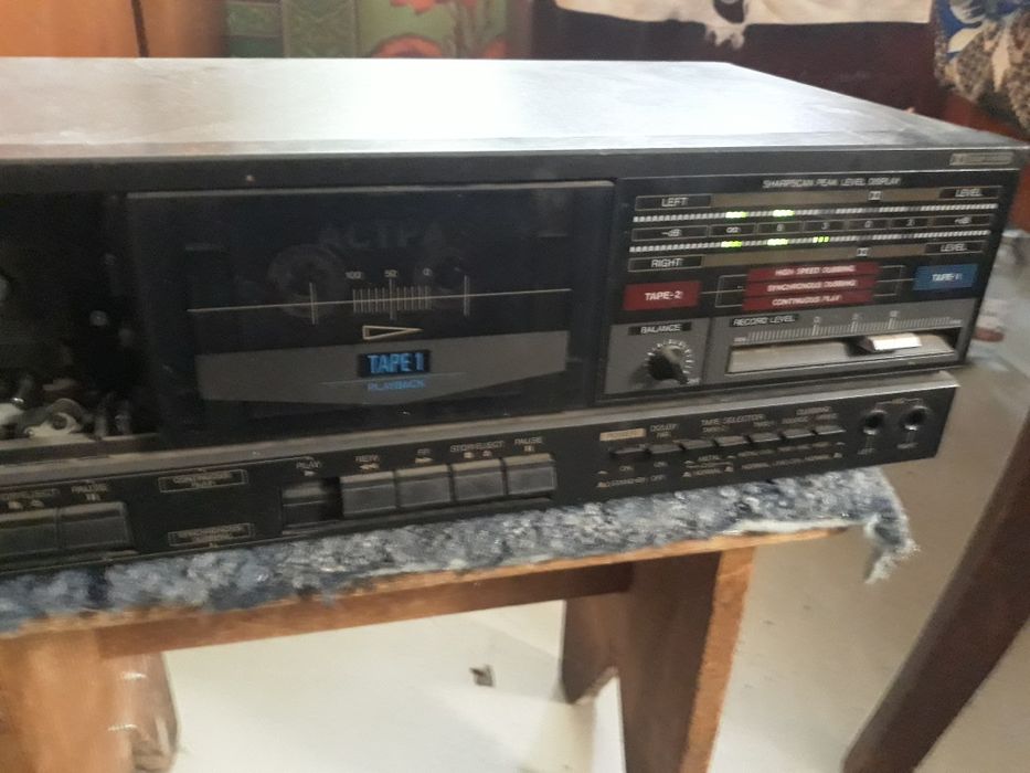 Кассетная Дека Cassette Deck Sharp RT-W500H ремонт