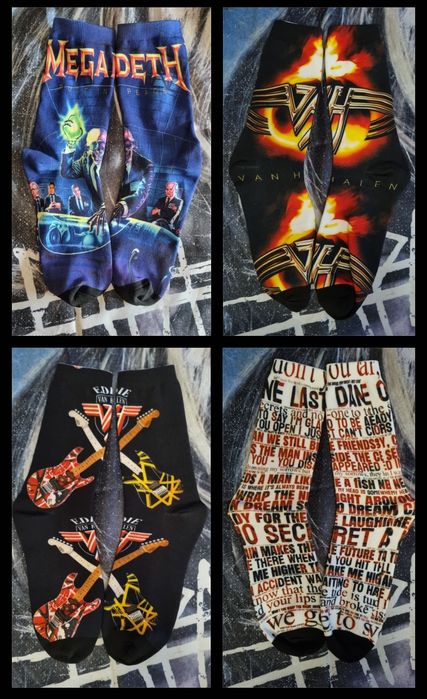 Meias de Bandas Rock Metal