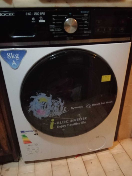 Máquina de Lavar Roupa Jocel 8Kg 1200RPM
