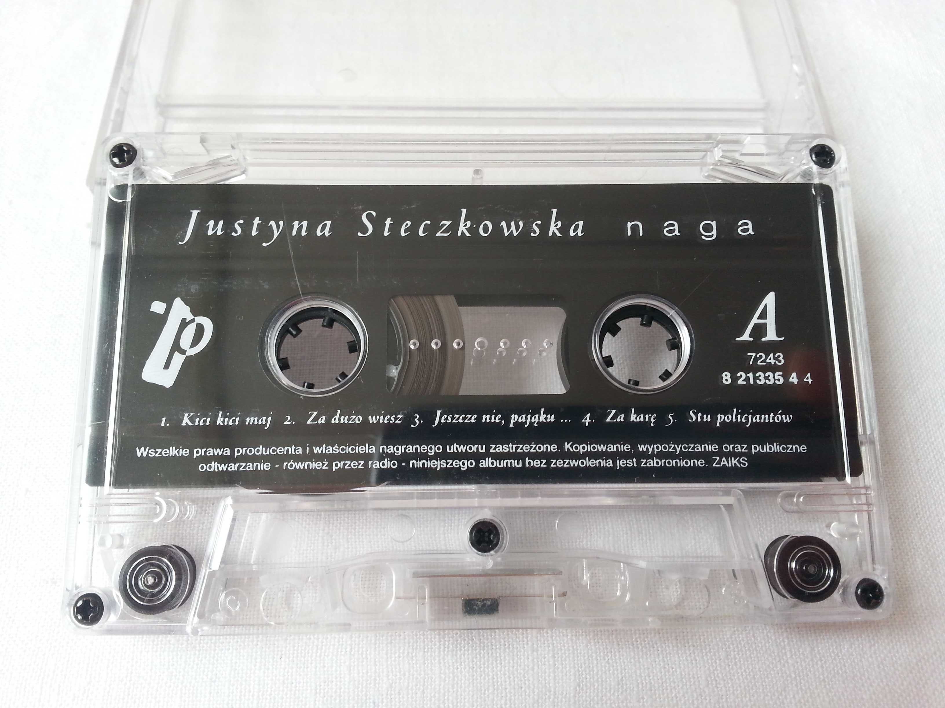 Kaseta magnetofonowa Justyna Steczkowska naga