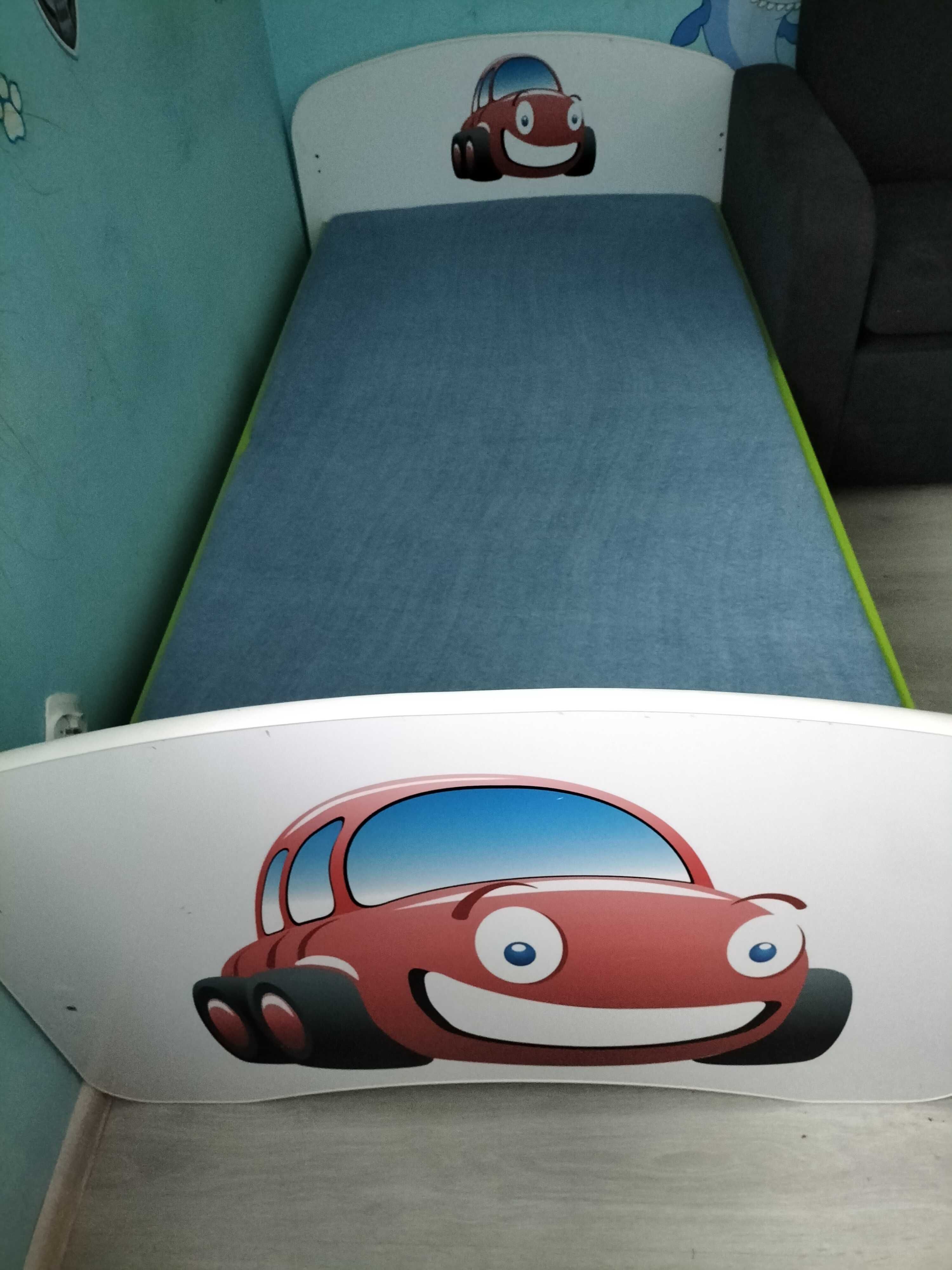 Łóżko dziecięce z autem