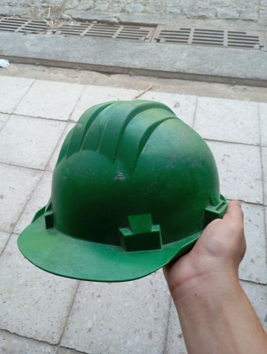 Capacete de Proteção Verde