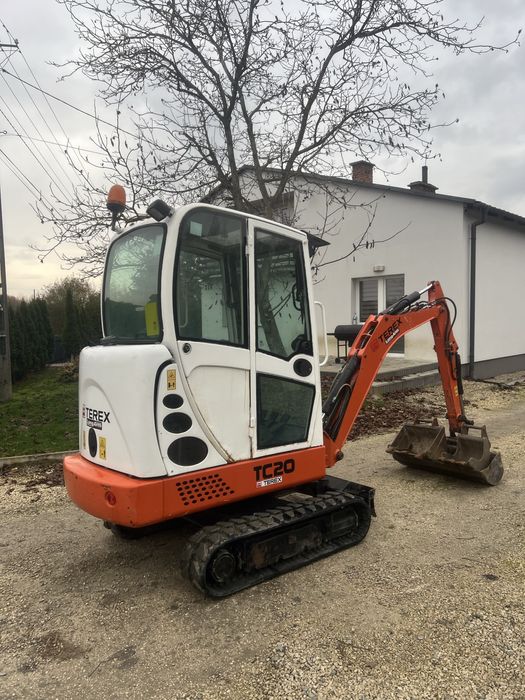 Minikoparka koparka Terex tc20 bobcat takeuchi jcb kubota
