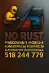 Piaskowanie . Konserwację podwozia. Blacharstwo samochodowe